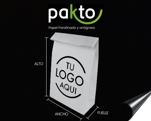 Bolsas antigrasa de fondo cuadrado con impresión personalizada